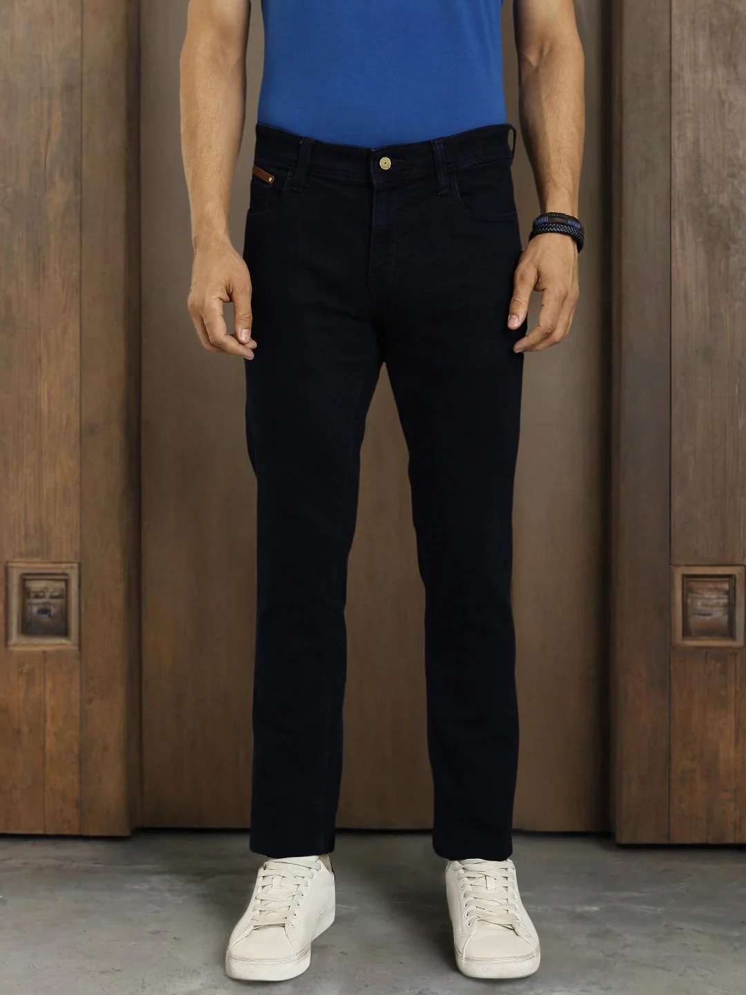 Indian Terrain Men Dark Blue Jeans